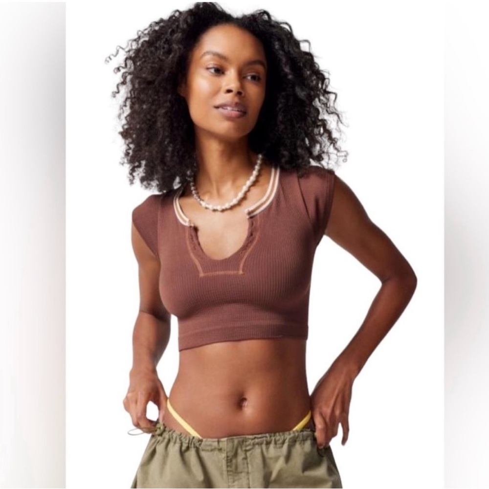 go for gold seamless top